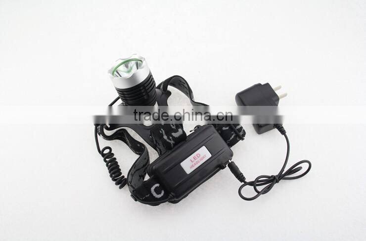 A-OK Newest high power 3 aaa battery powered led head lamp with led headlamp flood and spot function