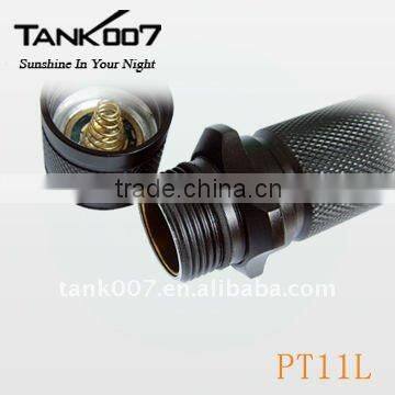 TANK007 PT11L 350lumens Led police flashlight performed with rechargeable battery