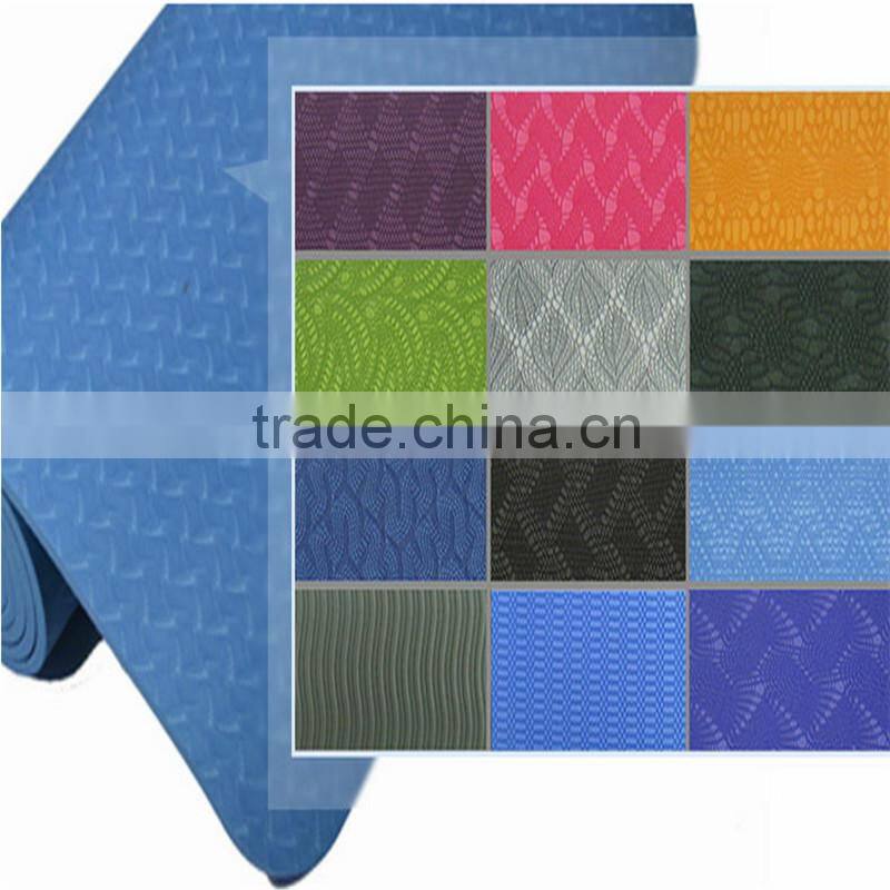 eco friendly fitness tpe yoga mat