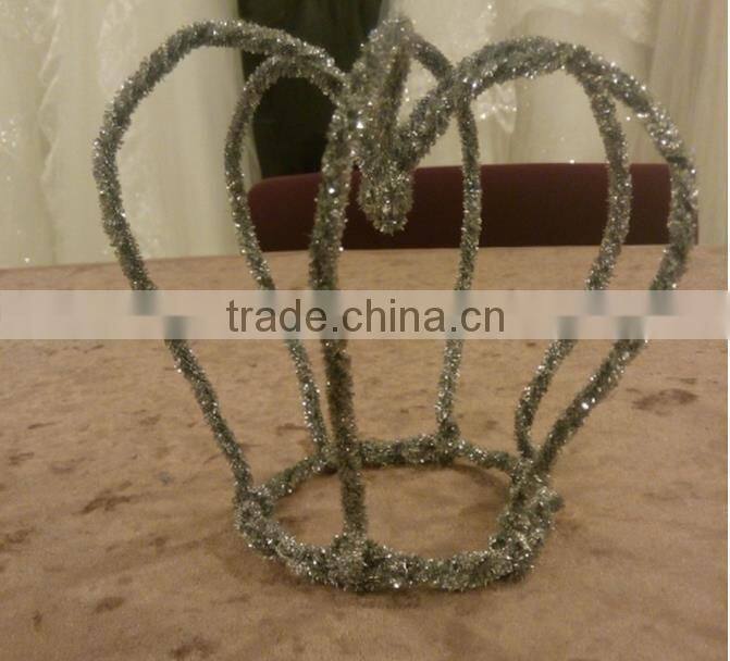 wholesale colourful folding chenille stems for diy, curly chenille stem