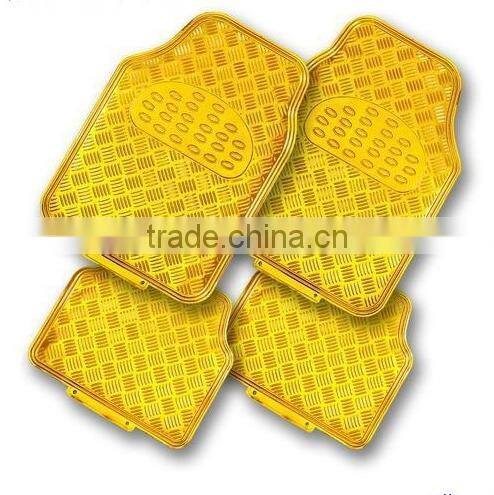 2016 Best Sales Full Set New and Fashion Design Shining Cheap Aluminum Car Foor Mat