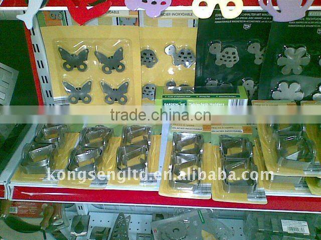 flower shape metal tablecloth clips