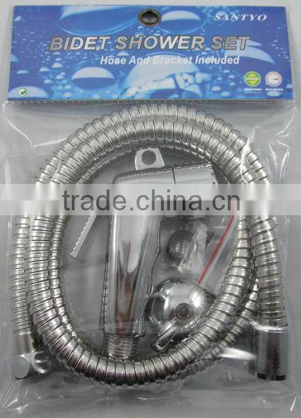 Quality hand held private clean female white color bidet accessory spray