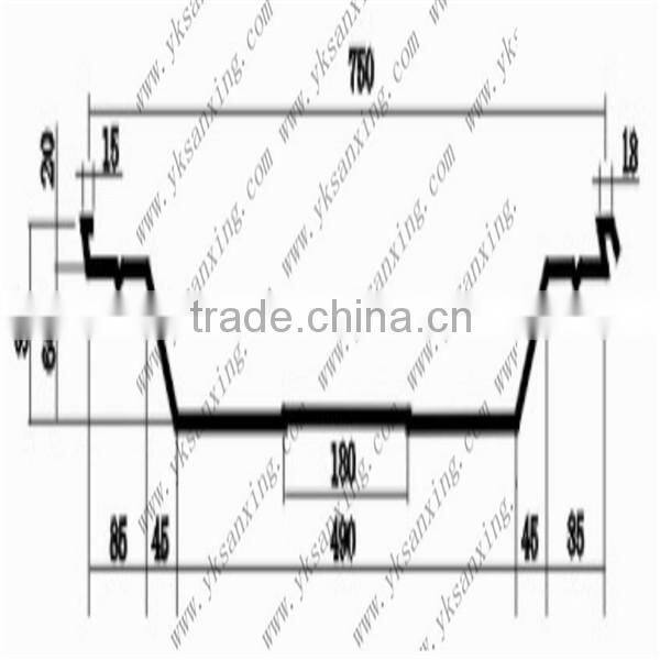 Non-Electrical ACM Arch Roof Sheet Forming Machine/Steel Sheet Bending Machine