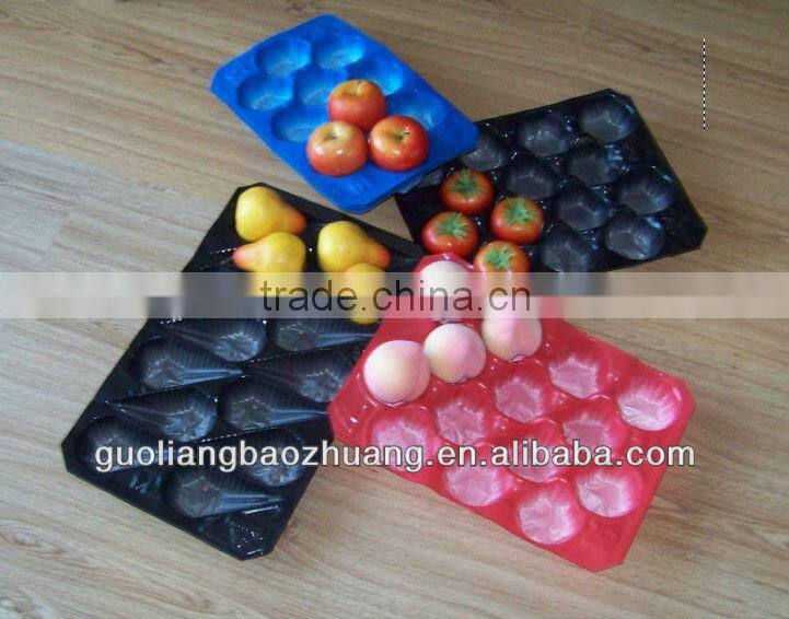 Coloerful round bottom tray