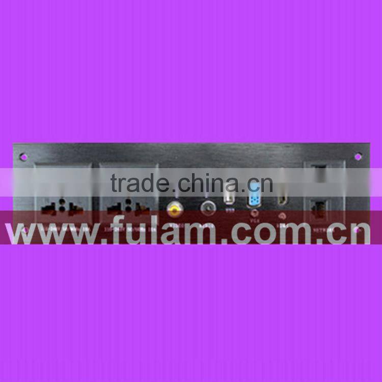 aluminium Wall Panel HDMI VGA NET AV RCA