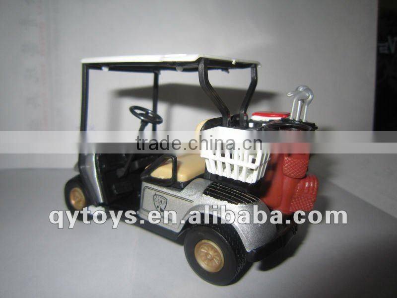 6 Color Aolly return-power Golf Car Model Toy Die cast Model
