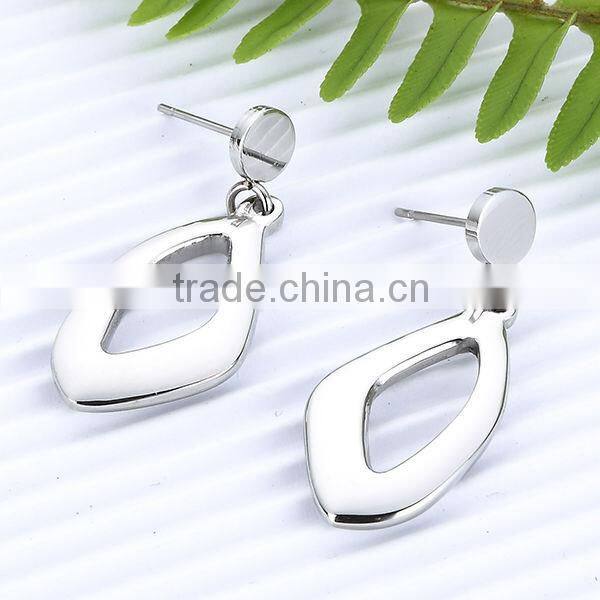 2013 stainless steel earring imitation jewellery in silver