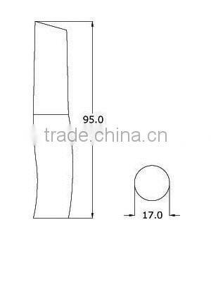 Fancy design hot sale plastics liquid eyeliner packaging