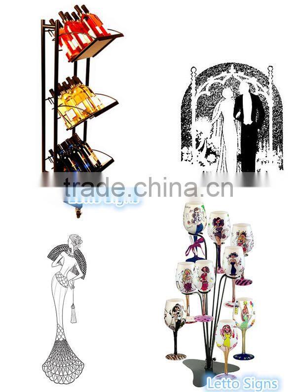 Metal Socks Hook Display Stand