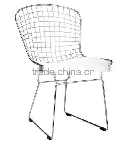 Replica Harry Bertoia Wire Chair, metal wire dining chair