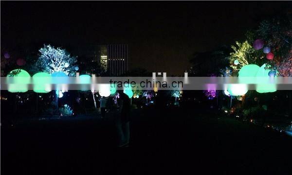 electric run show inflatable standing balloon,led inflatable helium balloon with standing