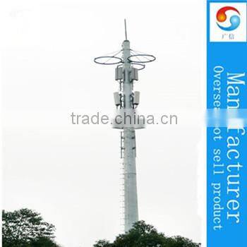 Landscape antenna tower with wheels/cell phone steel monopole tower