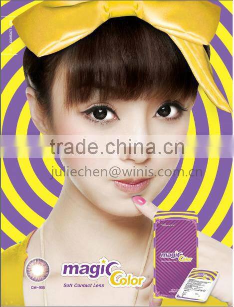wholesale korea GEO angel color CM 9 series/ cheap colored contact lenses circle lens