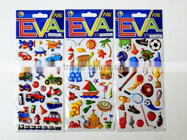 FOIL effect! 3D EVA sticker