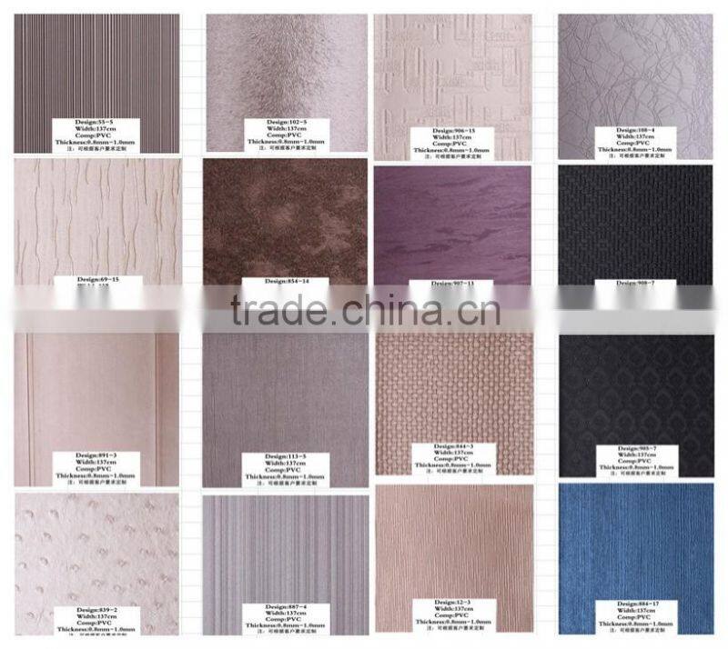 Upholstery leather for home decoration usage ,popular use for living room ,hotel lobby ,bedroom