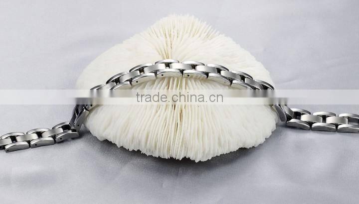 KSTONE 2015 Classic Style 316L Stainless Steel Magnetic Energy Bracelet for Men