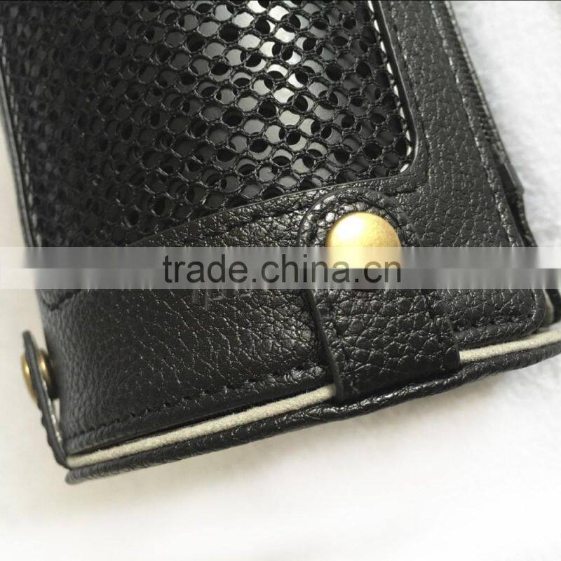 Bluetooth Speaker Carrying Case for Amazon Echo, Premium Vegan PU Leather Protective Cover for Amazon Echo with Holding Strap
