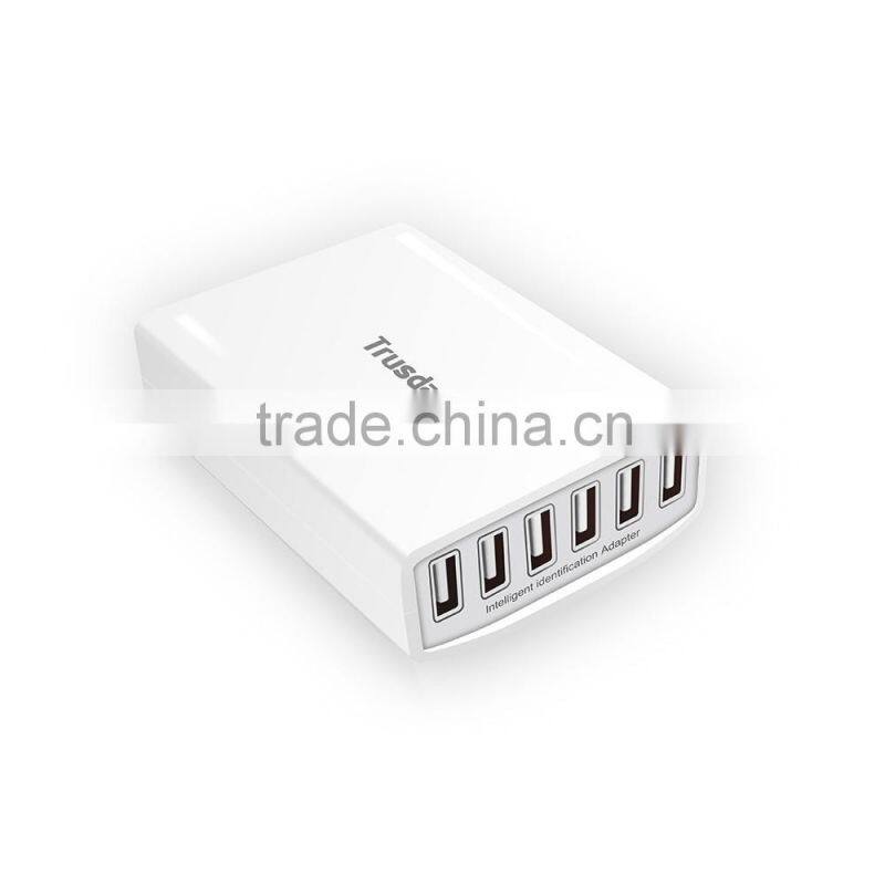 2015 Hot selling products 6 Ports USB Wall charger Bulk AC USB Adapter mobile accessories for phones