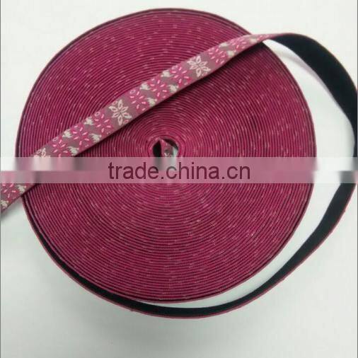 High quality jacquard ribbon waterproof webbing woven polyester fabric