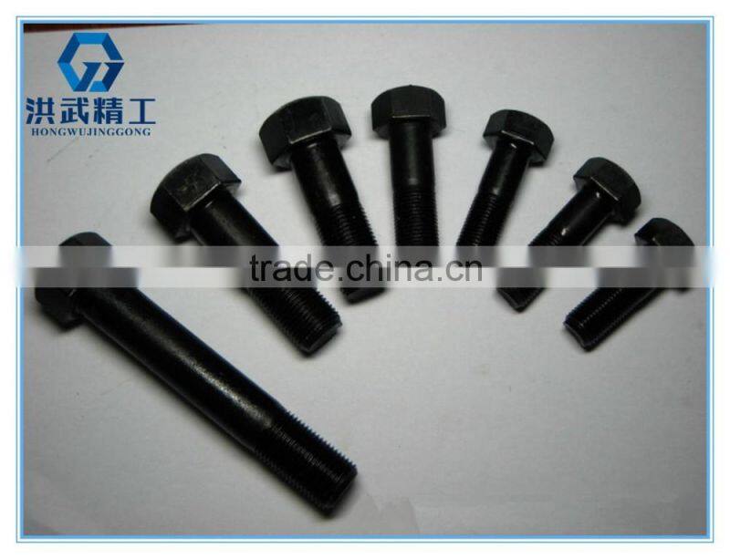 Large hex bolts for structural bolting with large width across flats - short thread