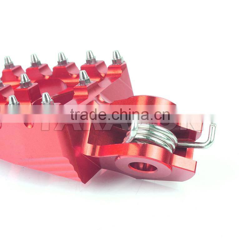 Suzuki Dirt Bike CNC Aluminum Footpeg Footrest Foot Pegs For RMZ250 2014