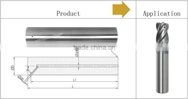 Tungsten carbide preforms rods