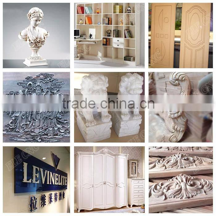 Discounted Price !! Jinan 1530 ATC 4 axis cnc router , cnc wood router engraving machine for mold , door , cabinet , cylinder