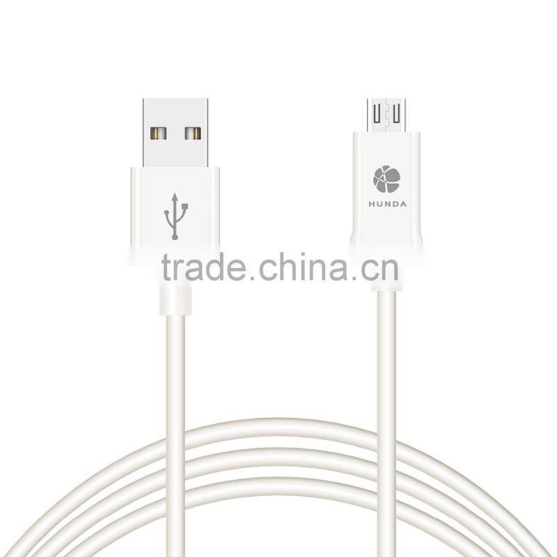 2.1A output high speed micro sync data charging transmission cable for Samsung android devices