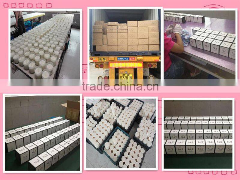 unique scented soy tealight candle with glass holder