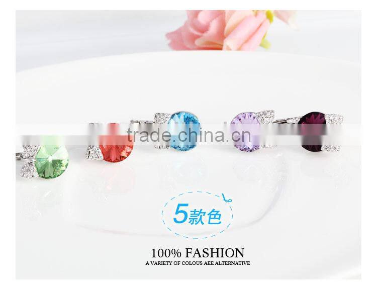popular earrings &ouxi jewelry made with Austria Crystal jewerly 20709