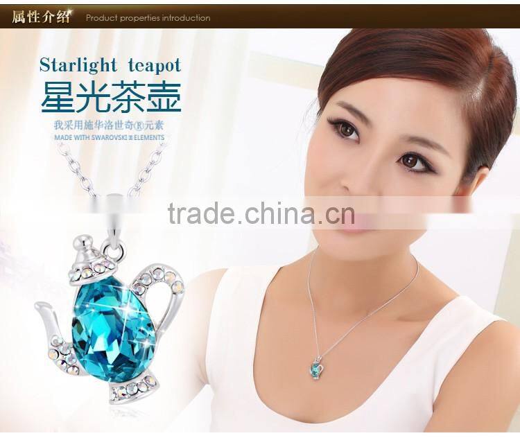 2014 Summer fashionable necklace crystal made with crystal 10682