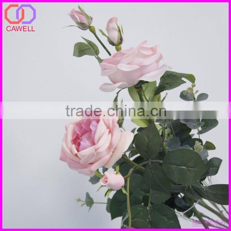 china wholesale multi color PU artificial rose flower