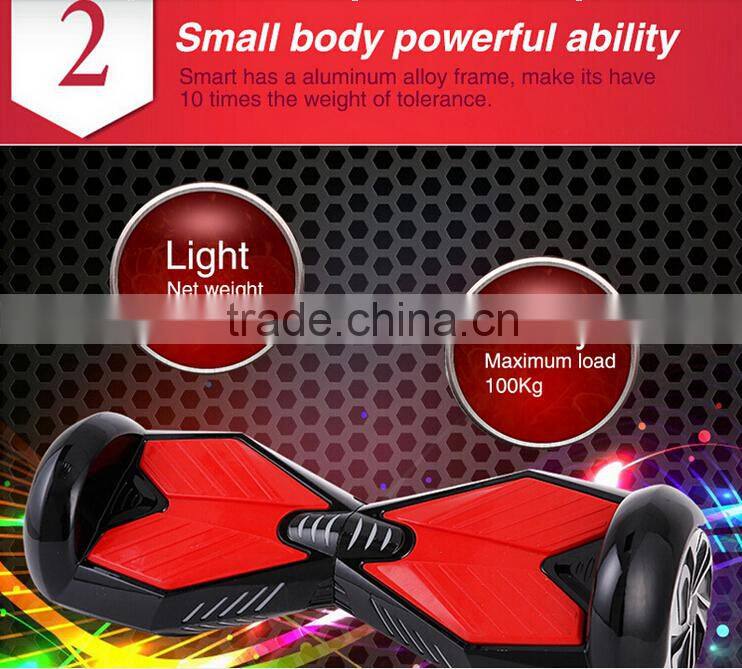 2 wheel self balance scooter Bluetooth and with protective strips