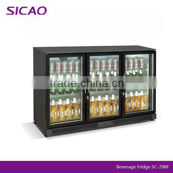 SICAO SC-298F 3 Doors Back Bar Fridge Type Commercial Refrigerator Freezer