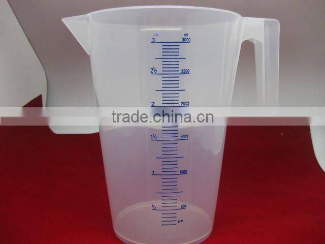 plastic 250ml 500ml 1L 2L 3L 5L clear measuring cup