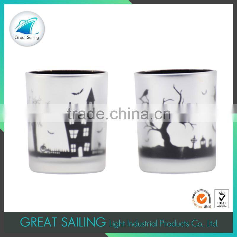 modern home decor glass candle containers