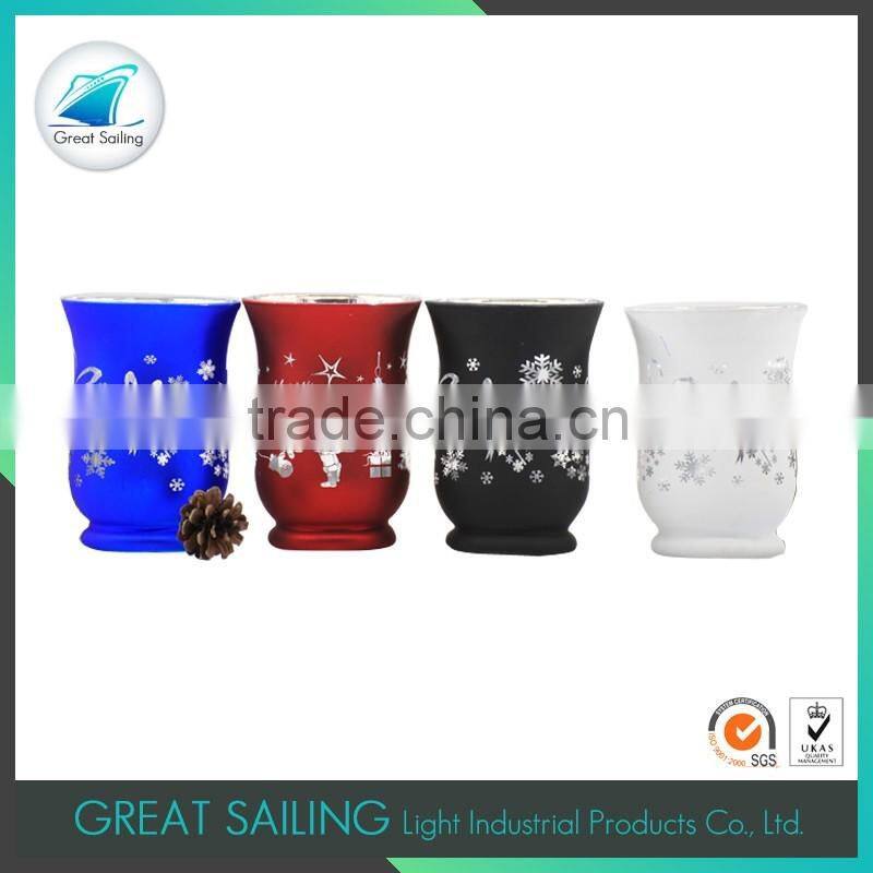 home decor made in china glass candle jars wholesale for christmas