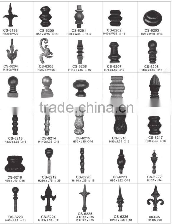 Ornamental wrought iron,wrought iron components