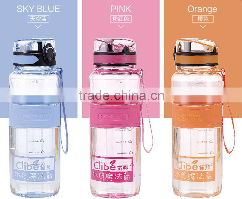 Large capacity sports water bottle plastic 1 liter drinking bottle