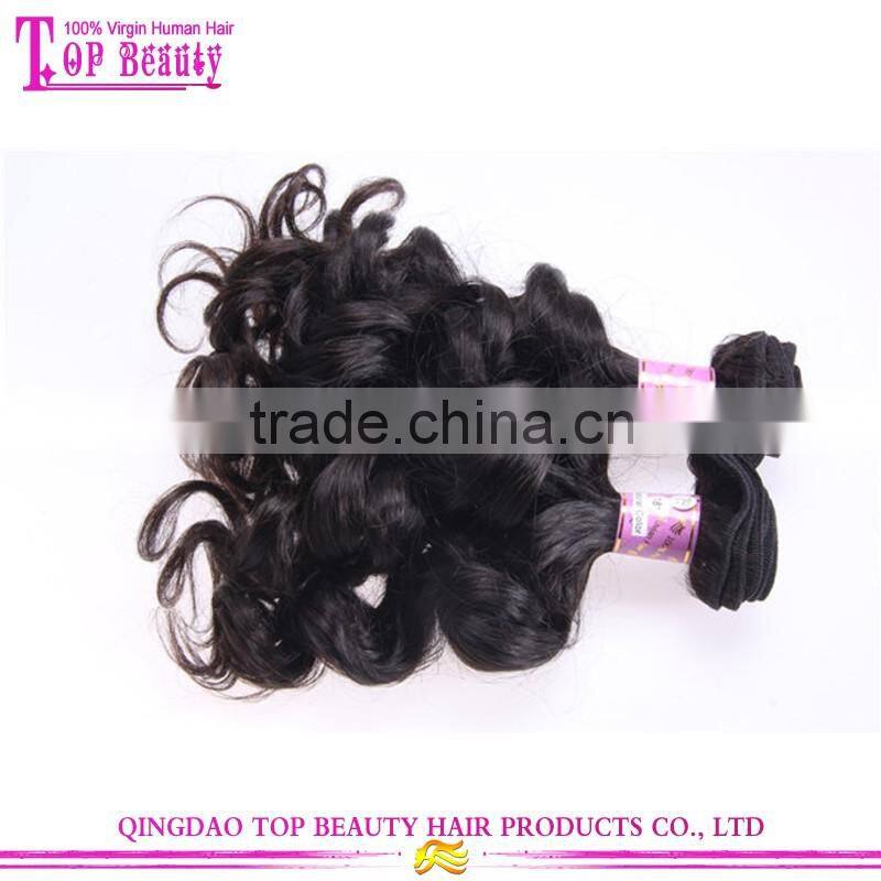Different Types of Curly Weave Hair Wholesale Price Natural Color Raw Indian Curly Hair Extension