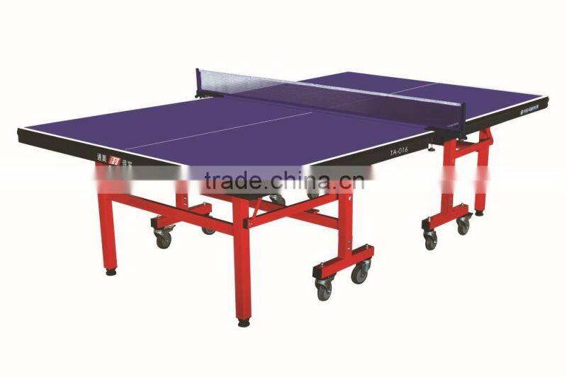 Single Folding table tennis table without wheels price for sale