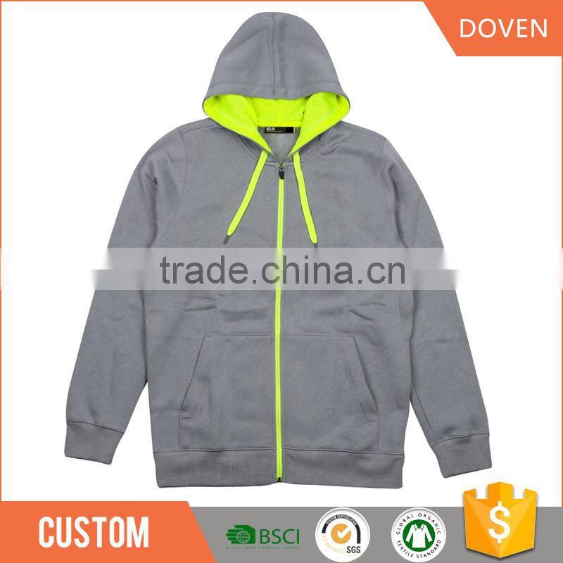 Custom Man/Women winter front zip hoodie