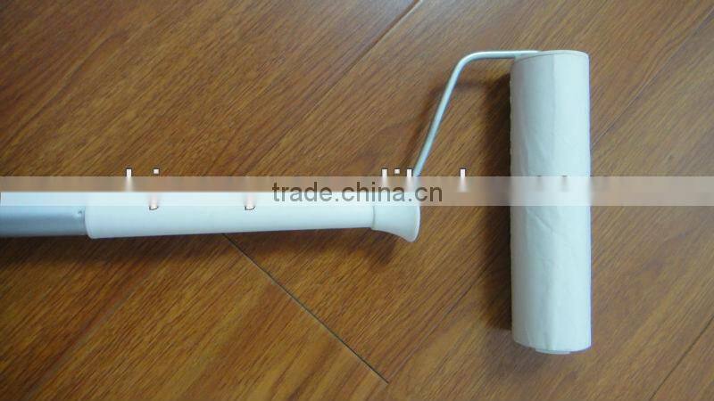 Paint roller brush for dust remover