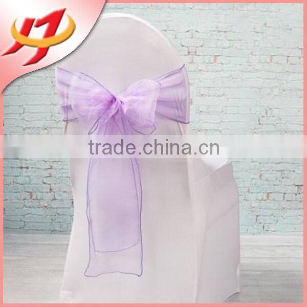 Richland 7" x 108" Organza Chair Sash Burgundy Set of 10