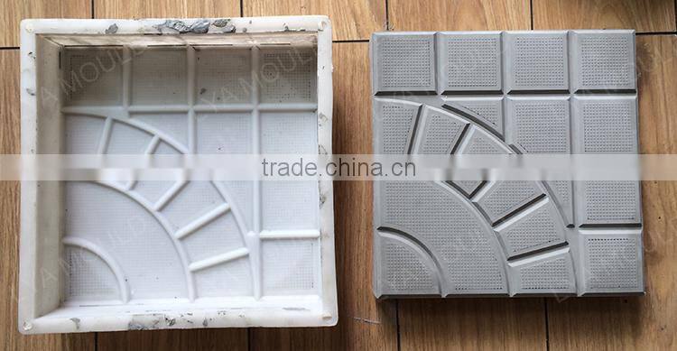 2016 High Quality PP Durable Moulds For Interlock Outdoor Tiles Different Shapes Sizes