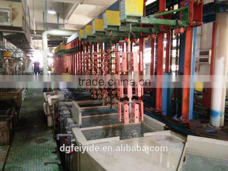 Feiyide Automatic Rack Nickel Chrome Spray Electroplating Machine with Plating Tank for Sale