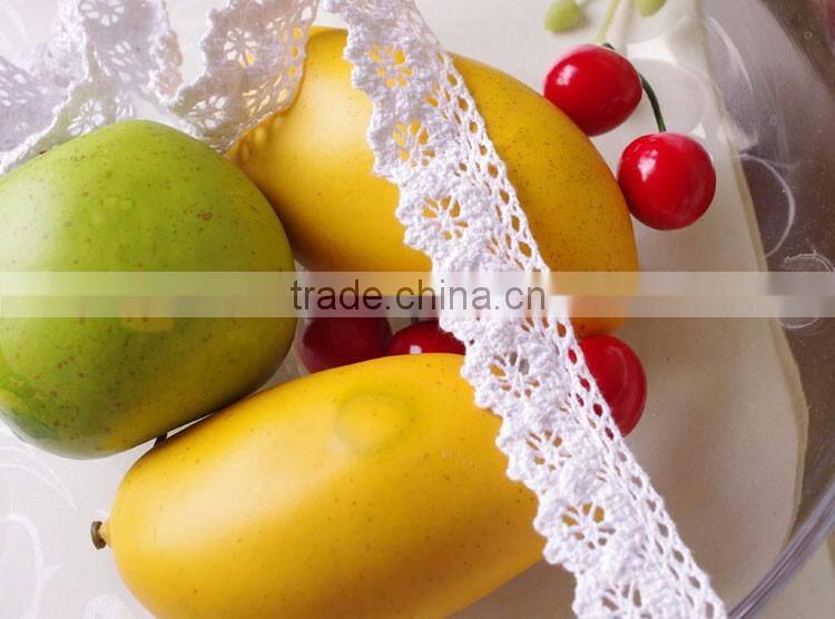 2016 purple african guipure Cotton ribbon trim crochet accessories lace c250105