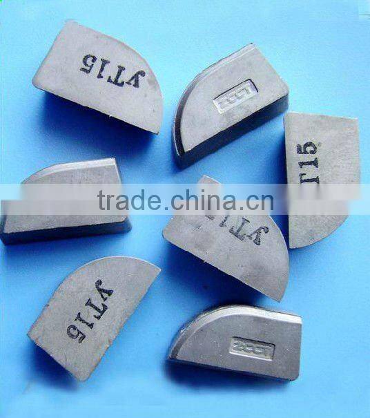 tungsten carbide brazed tips with good function and property