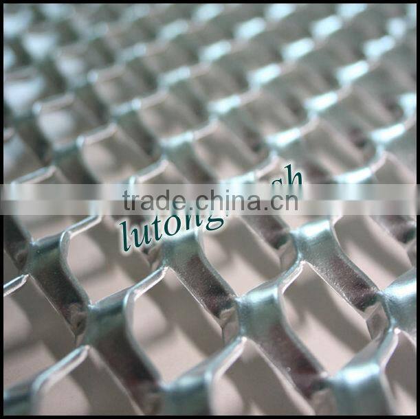 Fashionable LT lightweight aluminum expanded metal facades for facade decoration & ceiling